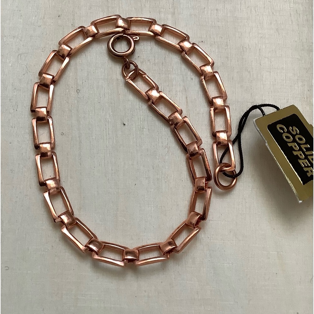 New vintage fancy SOLID COPPER bracelet